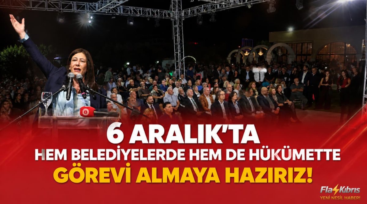 İncirli, Lefkoşa'da vurguladı: 6 Aralık’ta hem belediyelerde hem de hükümette görevi almaya hazırız