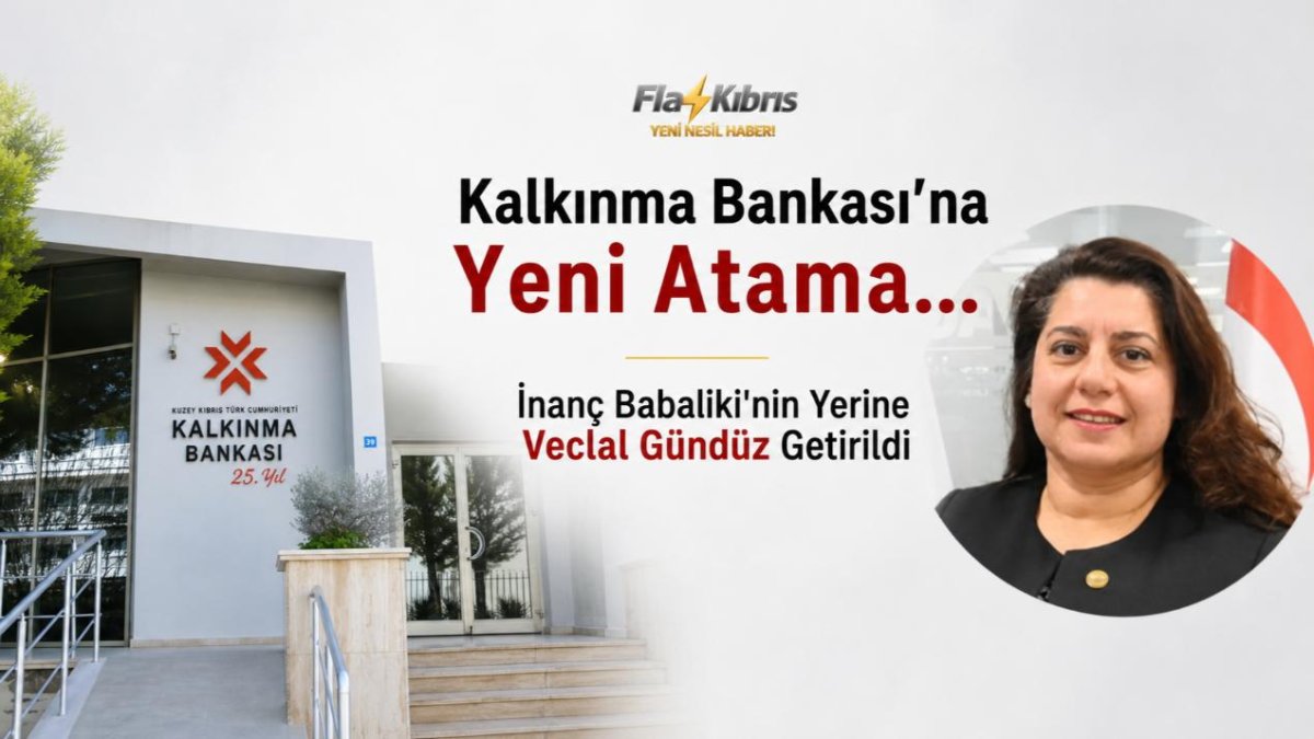 Kalkınma Bankası Genel Müdürlüğü’ne Veclal Gündüz atandı