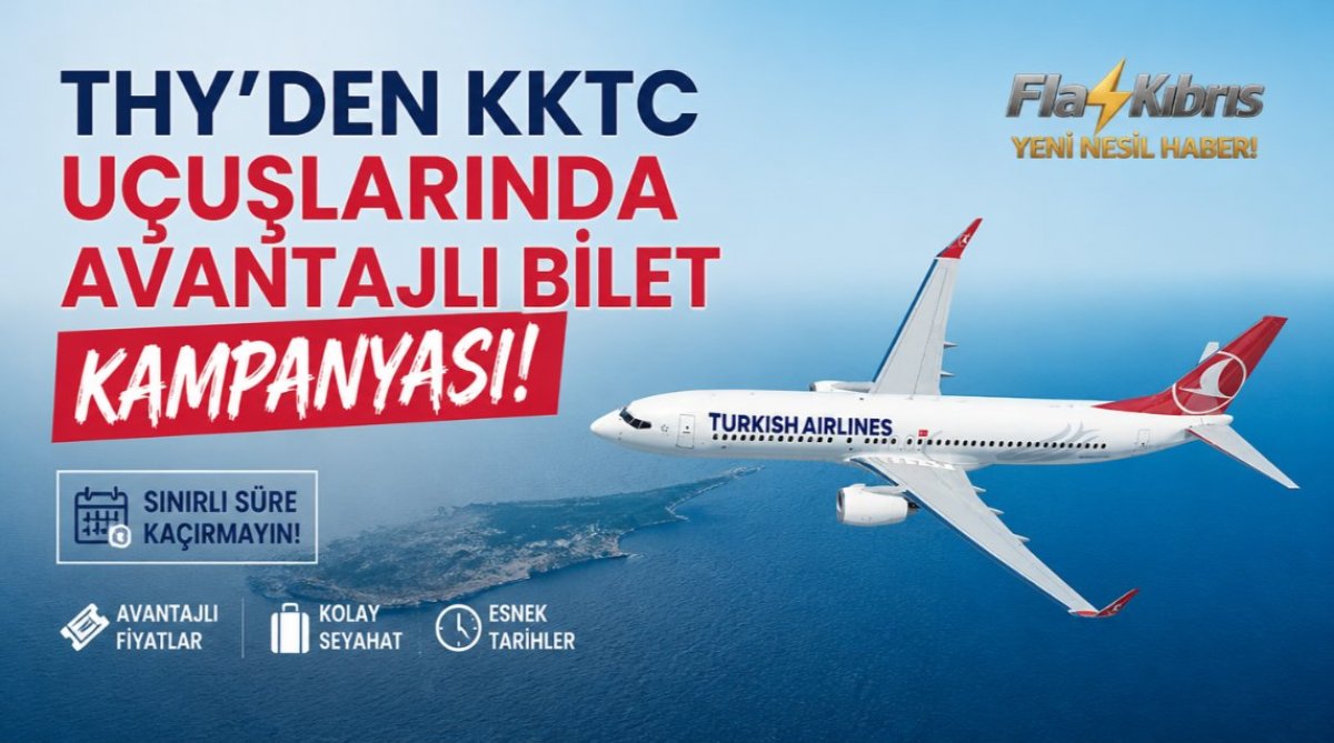 THY'den KKTC uçuşlarında avantajlı bilet kampanyası