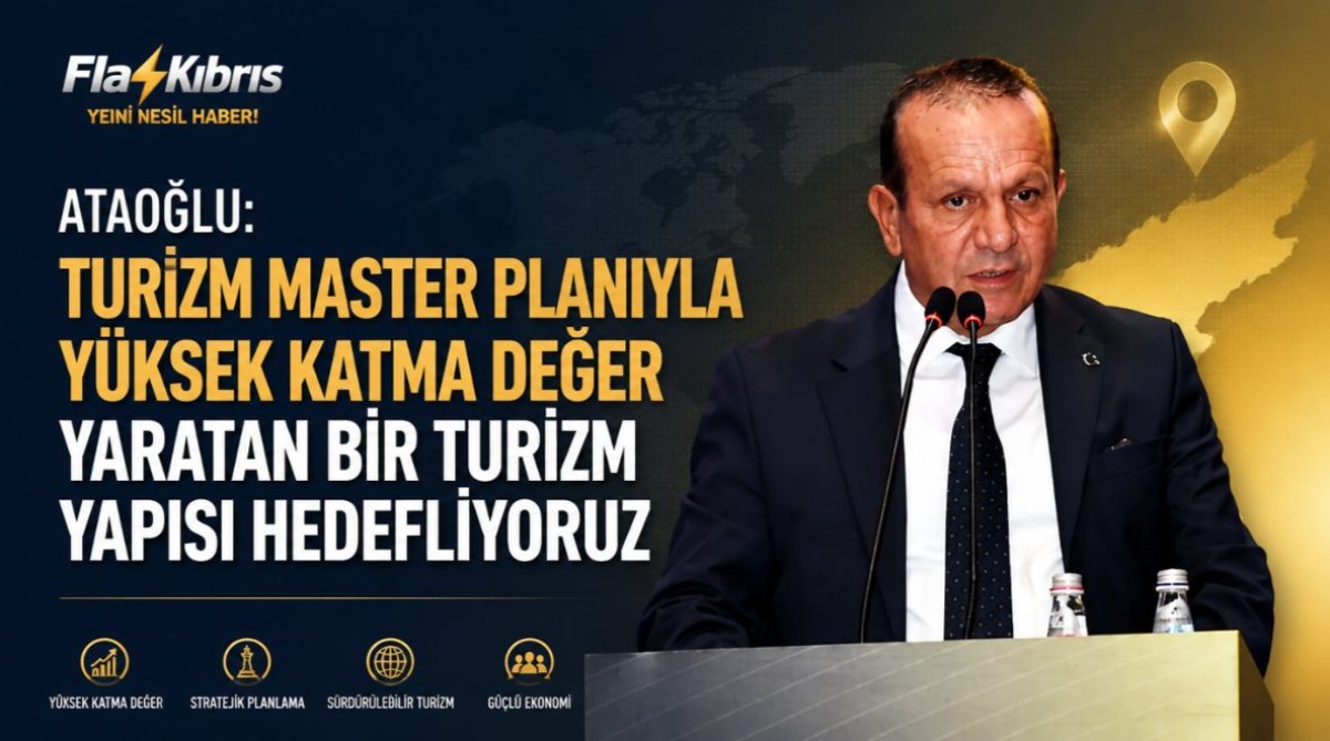 Ataoğlu: Turizm Master Planı'yla yüksek katma değer yaratan bir turizm yapısı hedefliyoruz