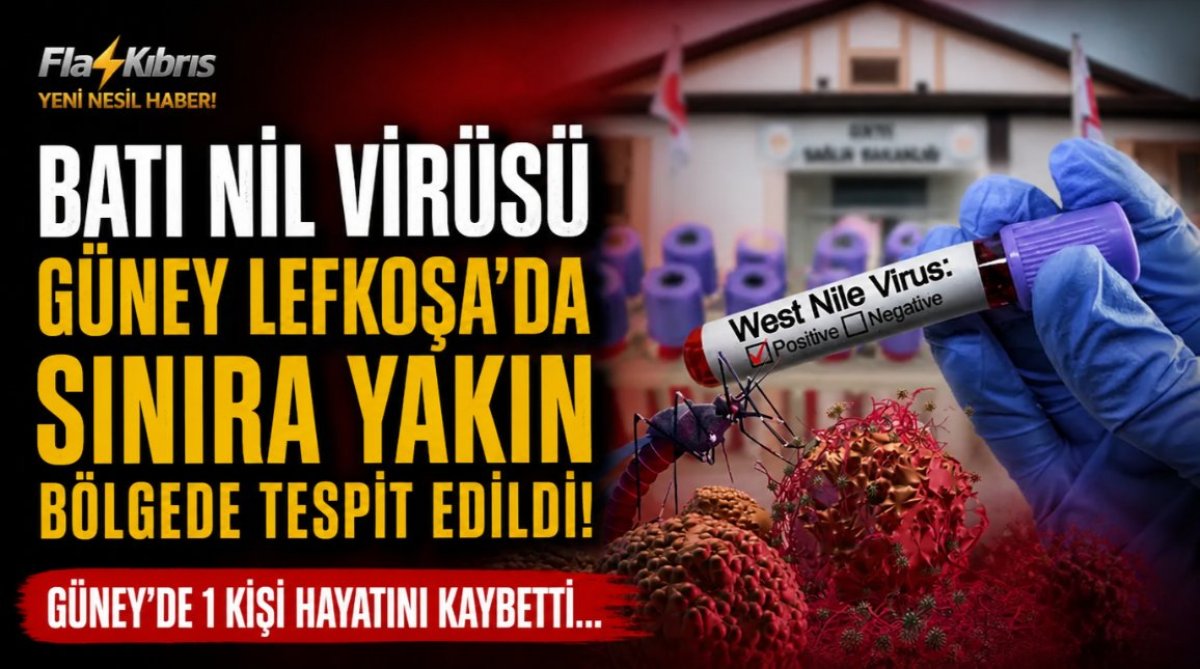 Batı Nil Virüsü Güney Lefkoşa’da sınıra yakın bölgede tespit edildi