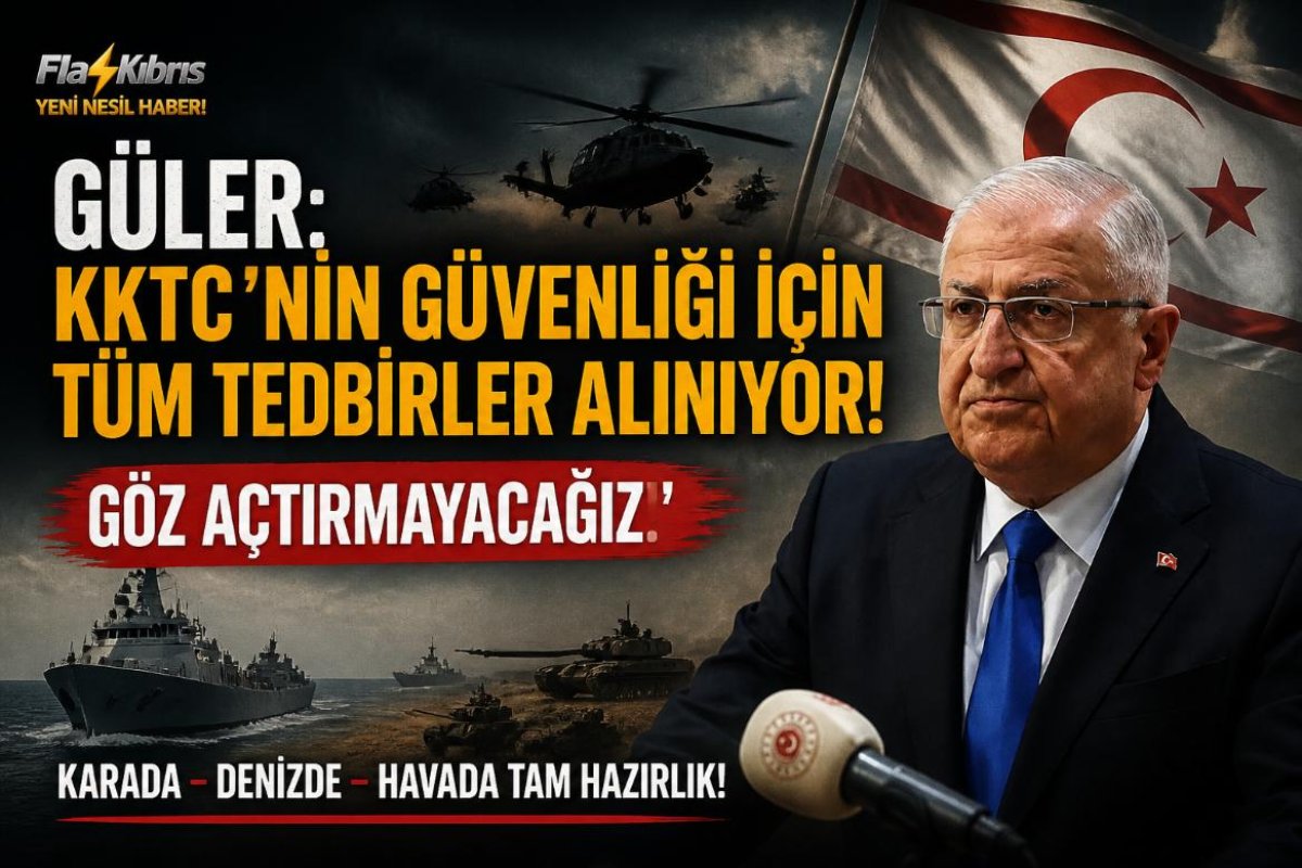 Güler: KKTC'nin güvenliğinin sağlanmasına yönelik askeri hazırlık durumumuz titizlikle güncellenmektedir