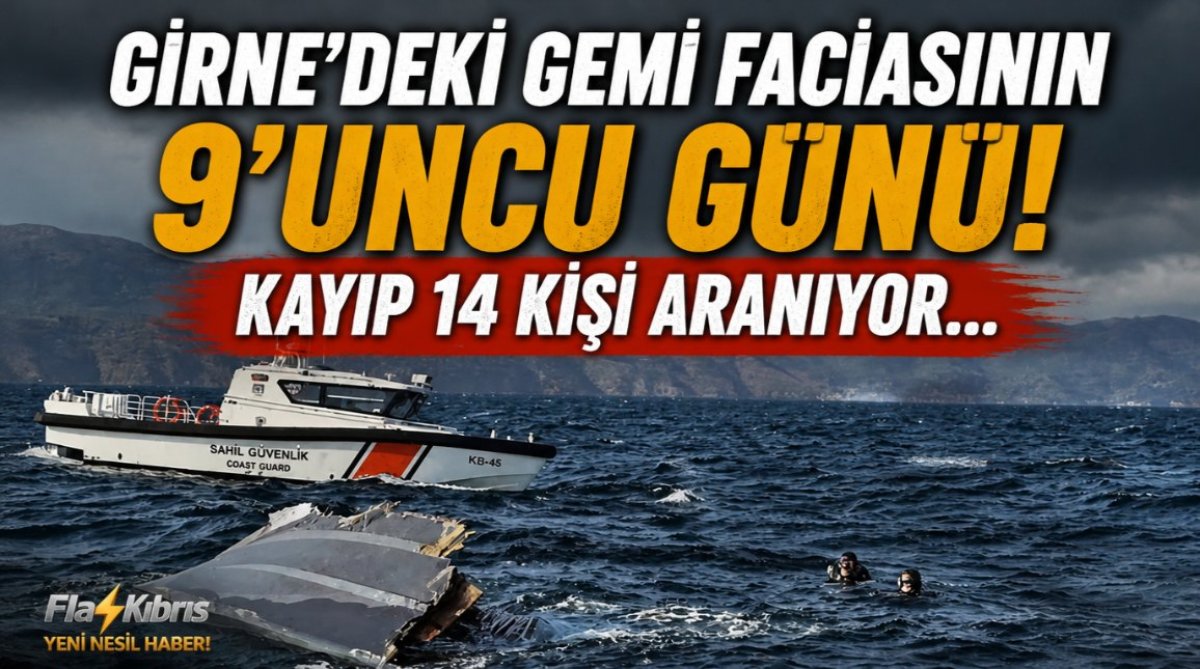Girne'deki gemi faciasının 9'uncu günü