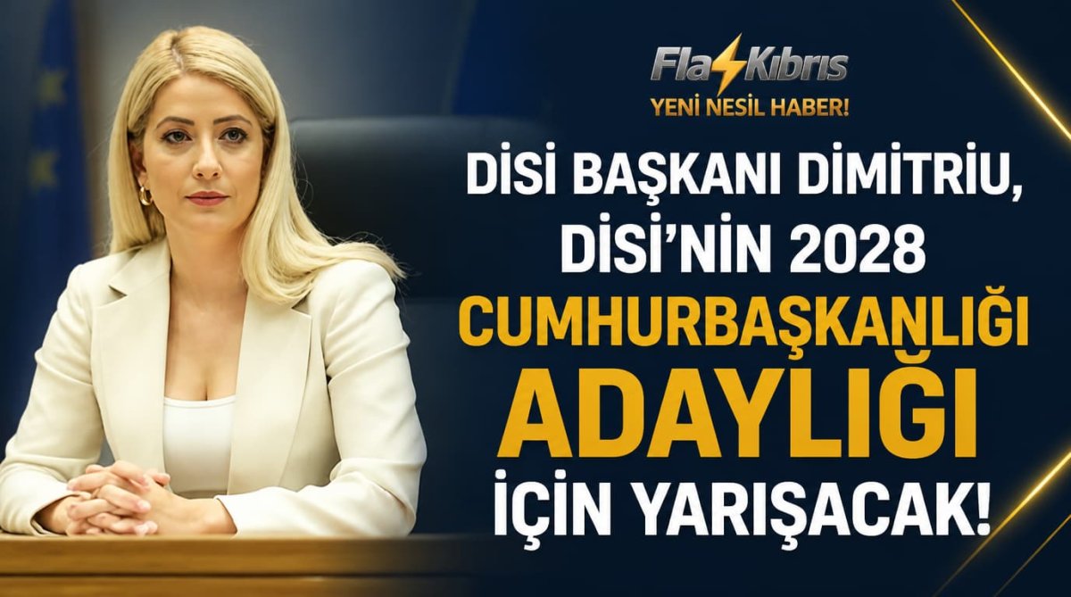DİSİ Başkanı Dimitriu, DİSİ’nin 2028 Cumhurbaşkanlığı adaylığı için yarışacak