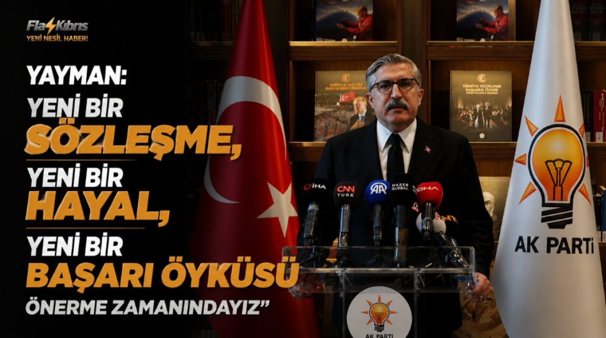 Yayman: Yeni Bir Sözleşme, Yeni Bir Hayal, Yeni Bir Başarı Öyküsü Önerme Zamanındayız”