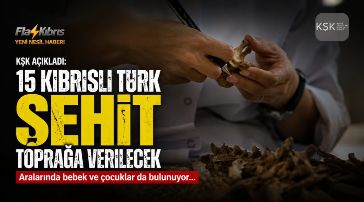 KŞK açıkladı: 15 Kıbrıslı Türk şehit, toprağa verilecek; aralarında bebek ve çocuklar da bulunuyor