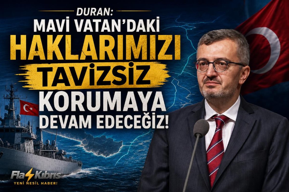 Duran: Kıbrıs Barış Harekâtı Barış ve İstikrarın Temelini Attı