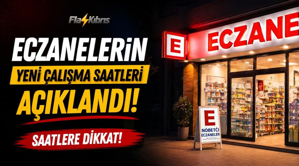Eczanelerin yeni çalışma saatleri açıklandı