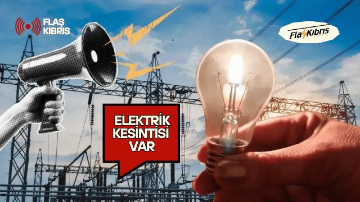 Girne’nin birçok bölgesinde yarım saatlik dönüşümlü elektrik kesintisi