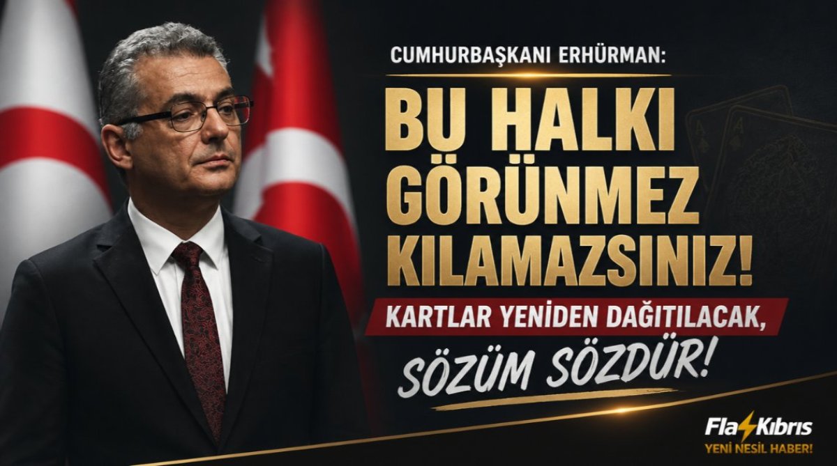 Cumhurbaşkanı Erhürman’dan hem kuzeye hem güneye mesaj: Bu halkı görünmez kılamazsınız!