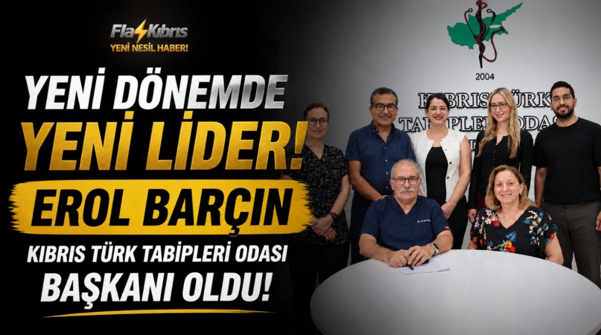 Kıbrıs Türk Tabipleri Odası Başkanı Erol Barçın oldu