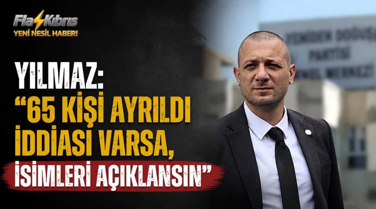 Yılmaz: “65 Kişi Ayrıldı İddiasi Varsa, İsimleri Açıklansın”