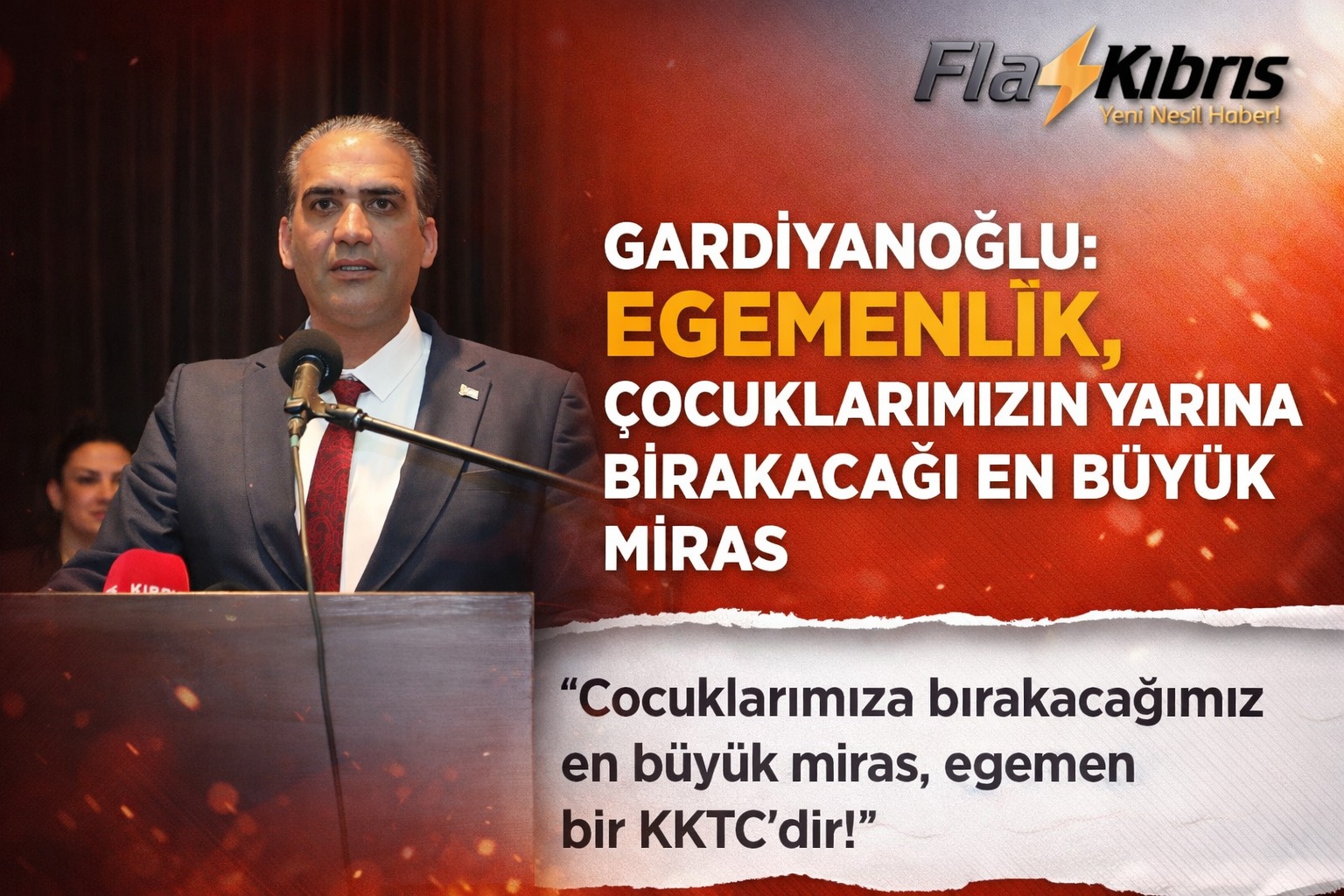 Gardiyanoğlu'ndan 23 Nisan mesajı