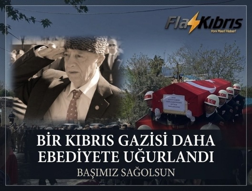 Defne'de Kıbrıs Gazisi son yolculuğuna uğurlandı