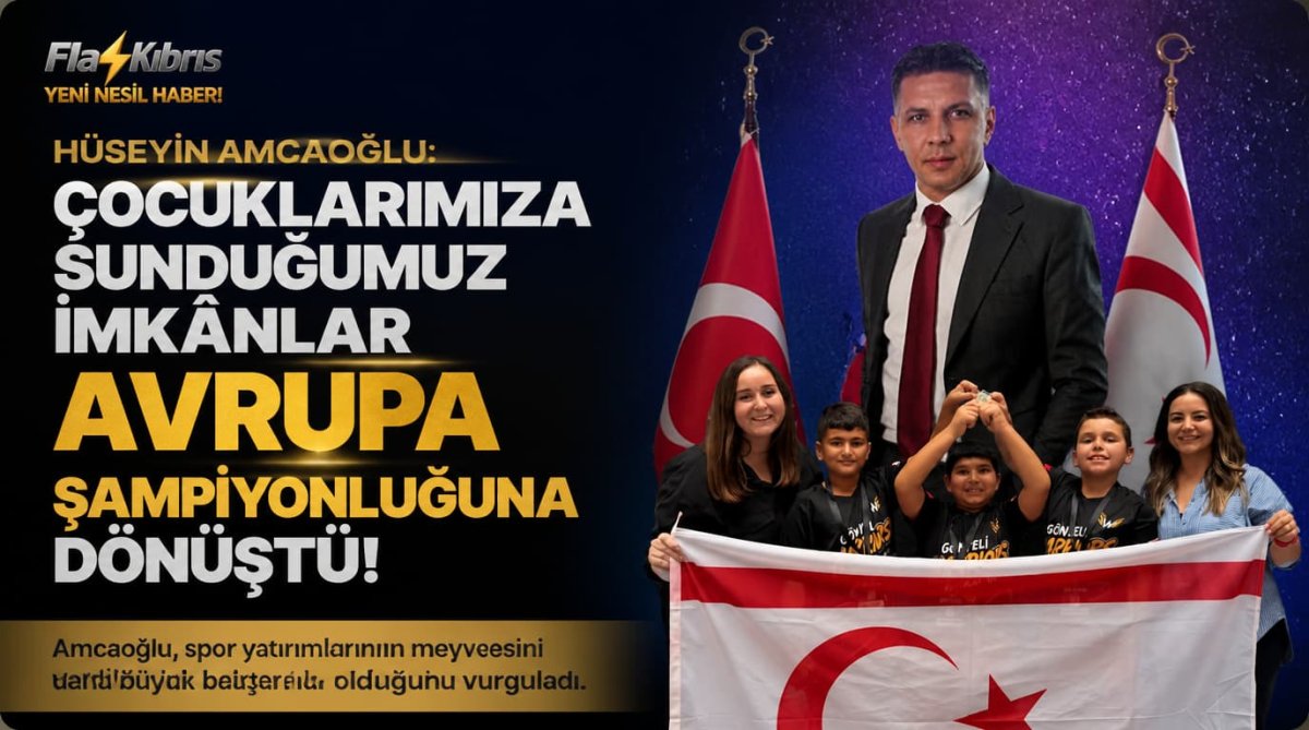 Hüseyin Amcaoğlu: Çocuklarımıza sunduğumuz imkânlar Avrupa şampiyonluğuna dönüştü
