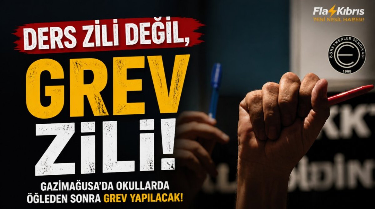 Gazimağusa’daki okullarda öğleden sonra grev yapılacak