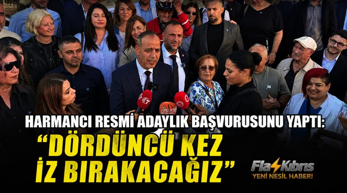 Harmancı resmi adaylık başvurusunu yaptı: “Dördüncü kez iz bırakacağız”