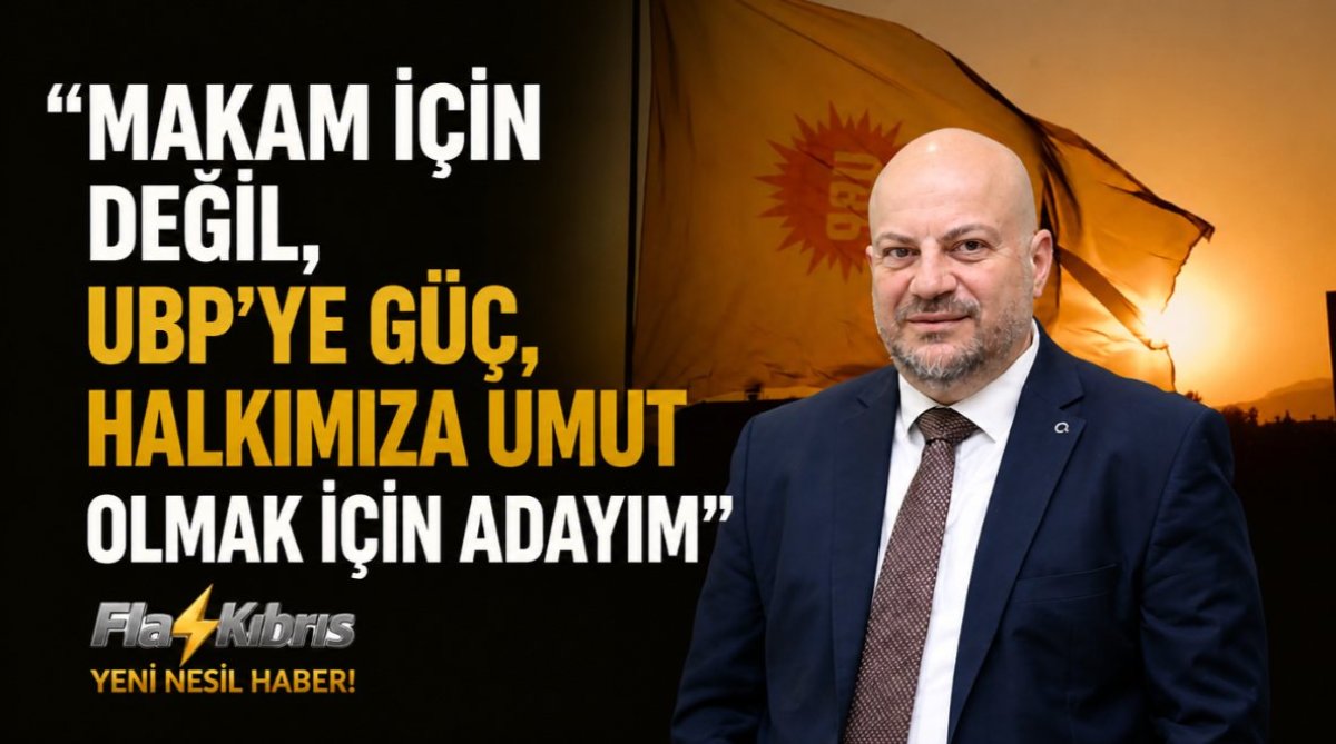 Küçük: “Makam İçin Değil, UBP’ye Güç, Halkımıza Umut Olmak İçin Adayım”