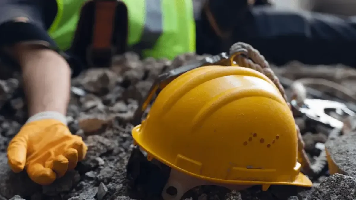 Yüksekten düşen iki kişi yaralandı