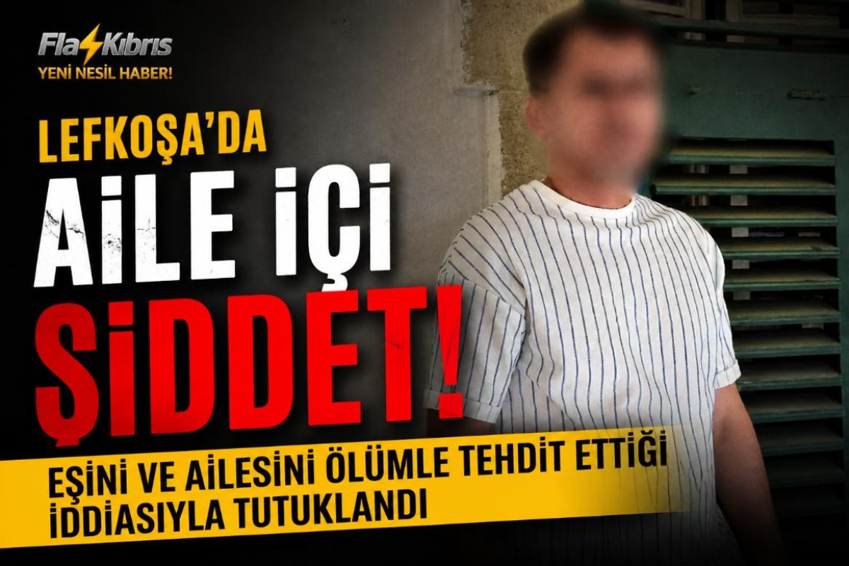Eşini ölümle tehdit edip darp etmekle itham edilen zanlı 3 gün tutuklu