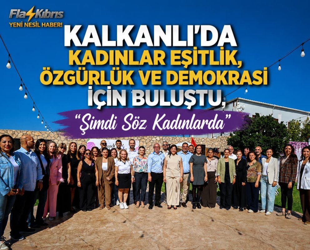 Kalkanlı’da kadınlar eşitlik, özgürlük ve demokrasi için buluştu; “Şimdi Söz Kadınlarda”