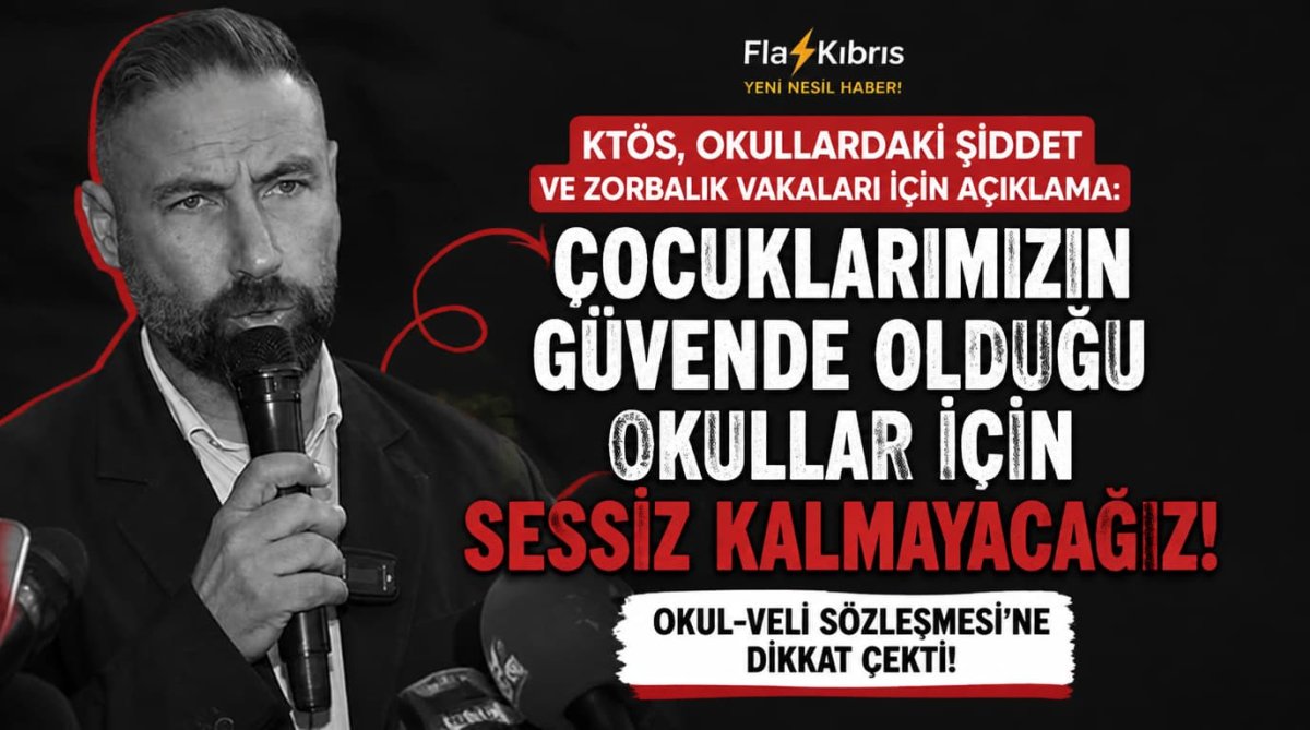KTÖS, okullardaki şiddet ve zorbalık vakaları için açıklama: Okul-Veli Sözleşmesi’ne dikkat çekti