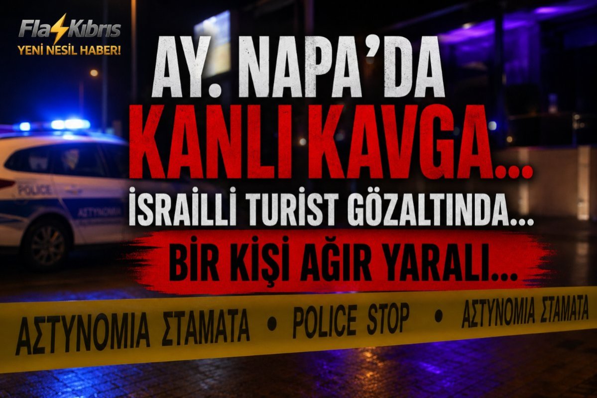 Ay. Napa’da İsrailliler ile Rumlar arasında bıçaklı kavga