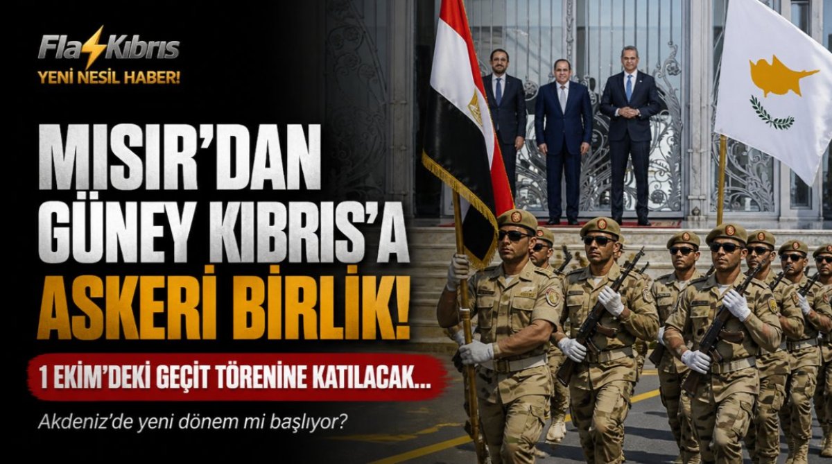 Mısır’dan Güney Kıbrıs’a askeri birlik