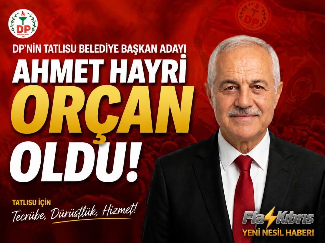 DP'nin Tatlısu Belediye Başkan Adayı Hayri Olçan oldu