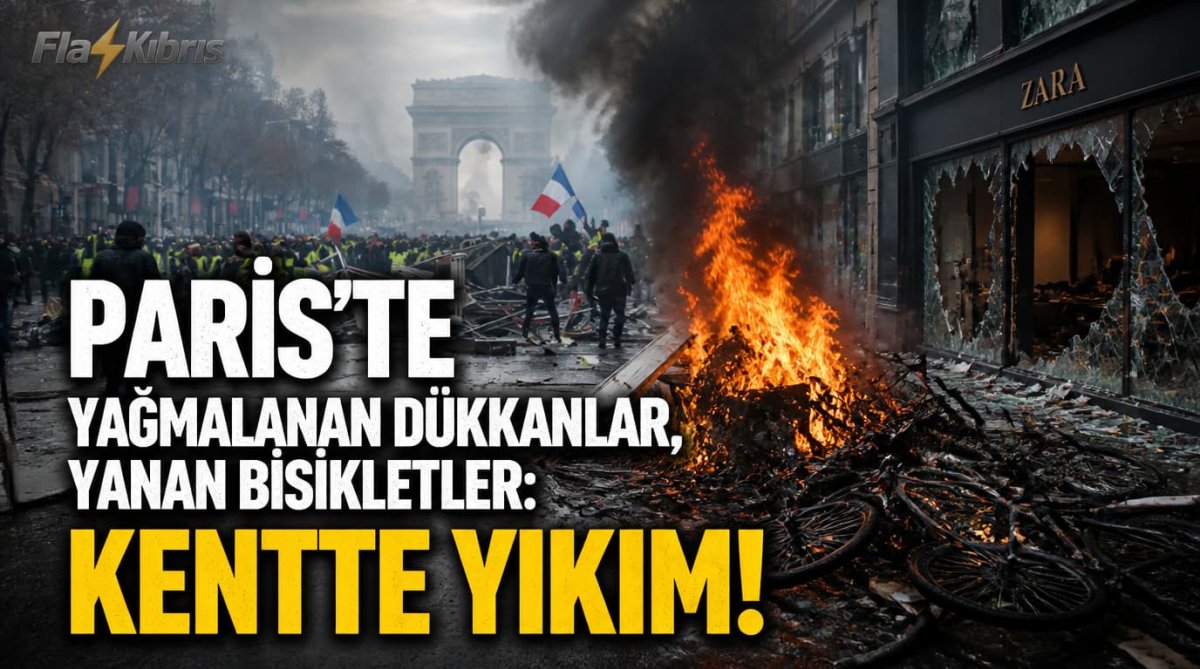 Fransa harabeye döndü 