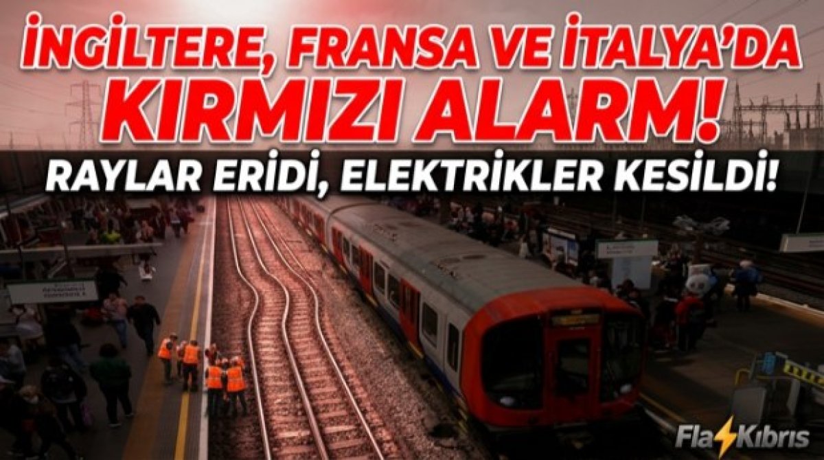 Sıcak hava dalgası İngiltere'yi de vurdu