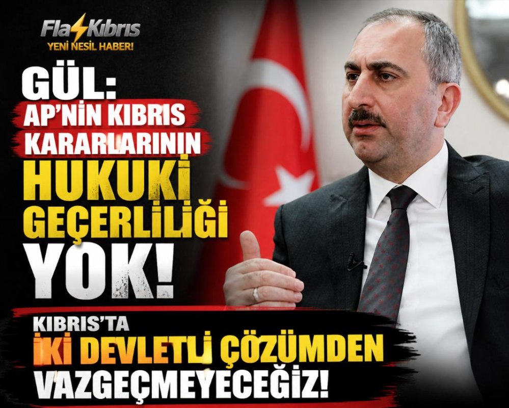Abdulhamit Gül: Kıbrıs’ın geleceğini Brüksel’in değil, Kıbrıs Türkünün meşru iradesi belirleyecektir