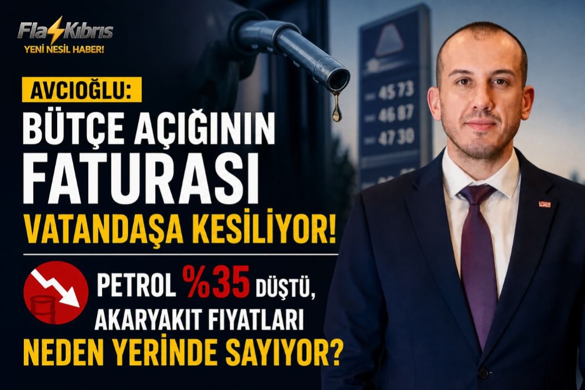 Avcıoğlu: Küresel Petrol Düştü, KKTC'de Akaryakıt Zirvede Kaldı