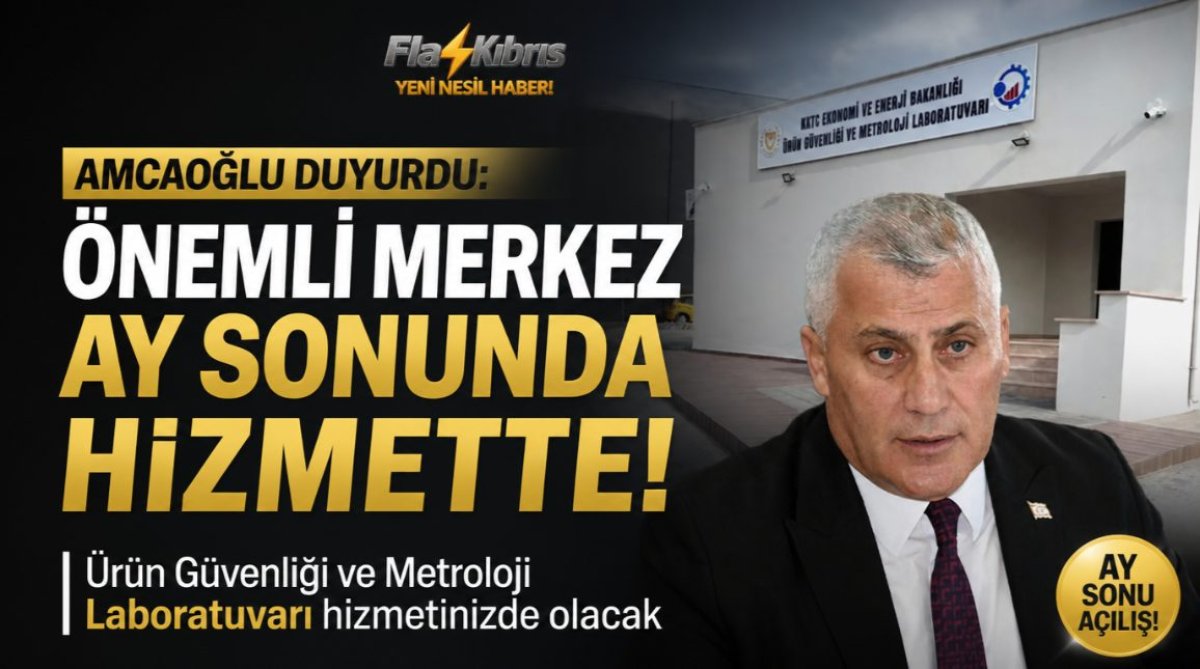 Olgun Amcaoğlu: Ürün Güvenliği ve Metroloji Laboratuvarı ay sonu hizmete girecek