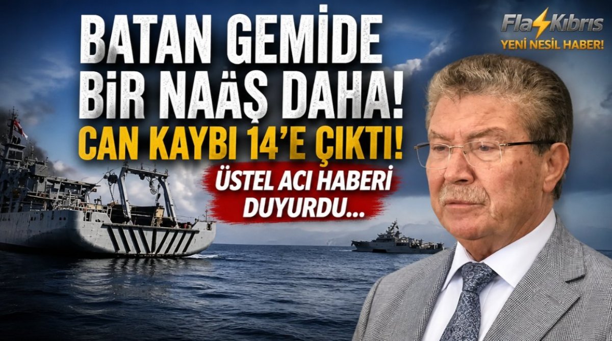 Üstel: Girne açıklarında batan gemide bir kişinin daha naaşına ulaşıldı