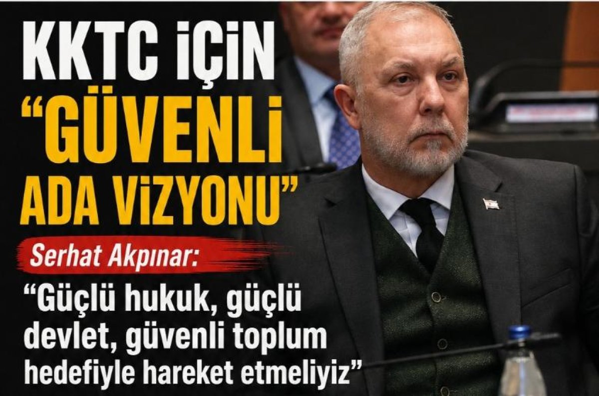 Akpınar: "Güvenlik devletin vatandaşına verdiği en temel sözdür"