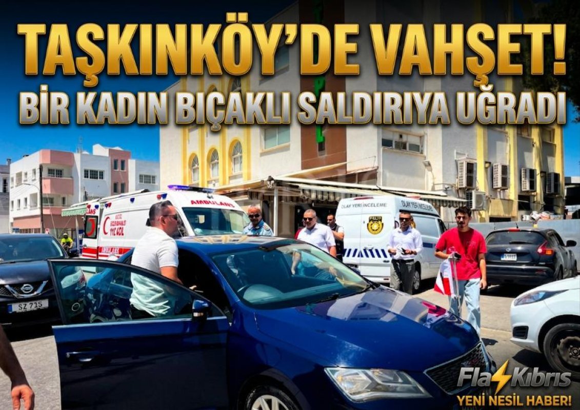 Taşkınköy’de bir markette vahşi saldırı
