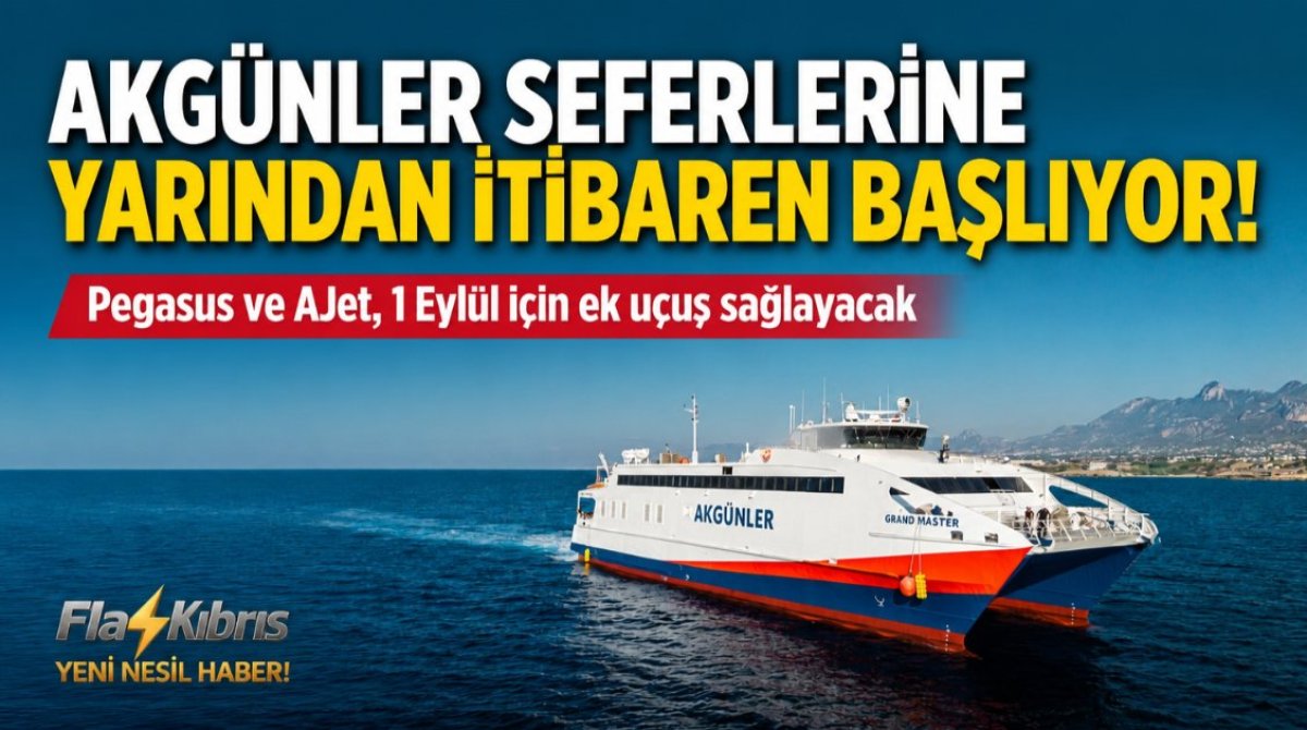 Akgünler seferlerine yarından itibaren başlıyor