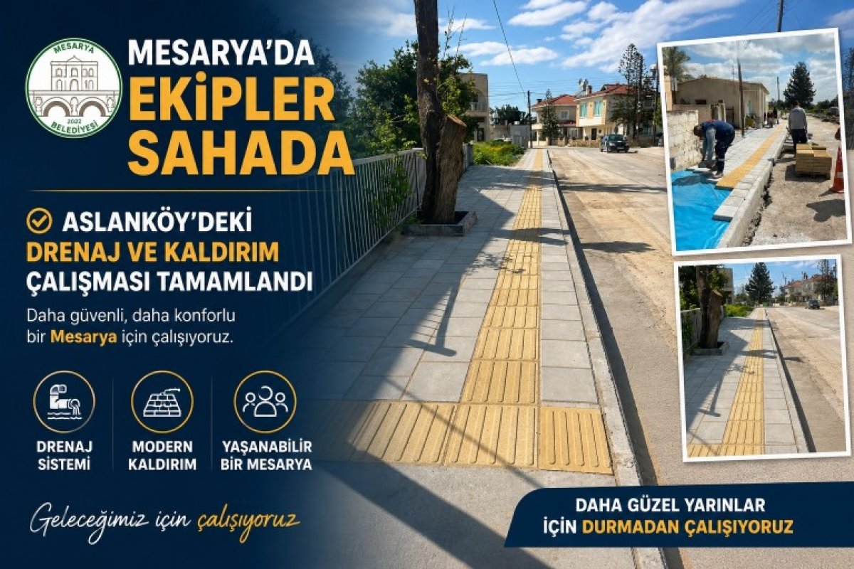 Mesarya Belediyesi, hizmetlerini tam gaz sürdürüyor