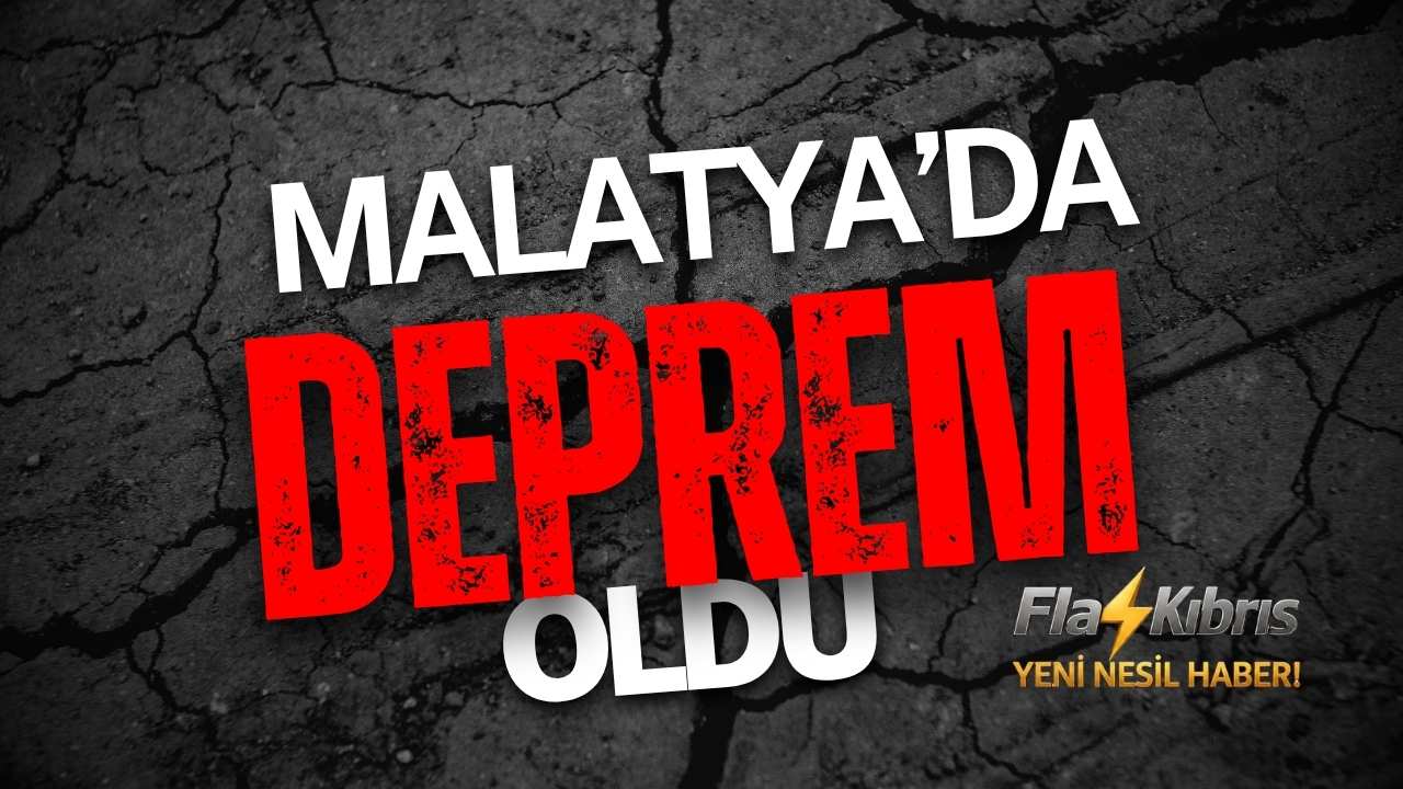 Malatya'da 4,4 büyüklüğünde deprem
