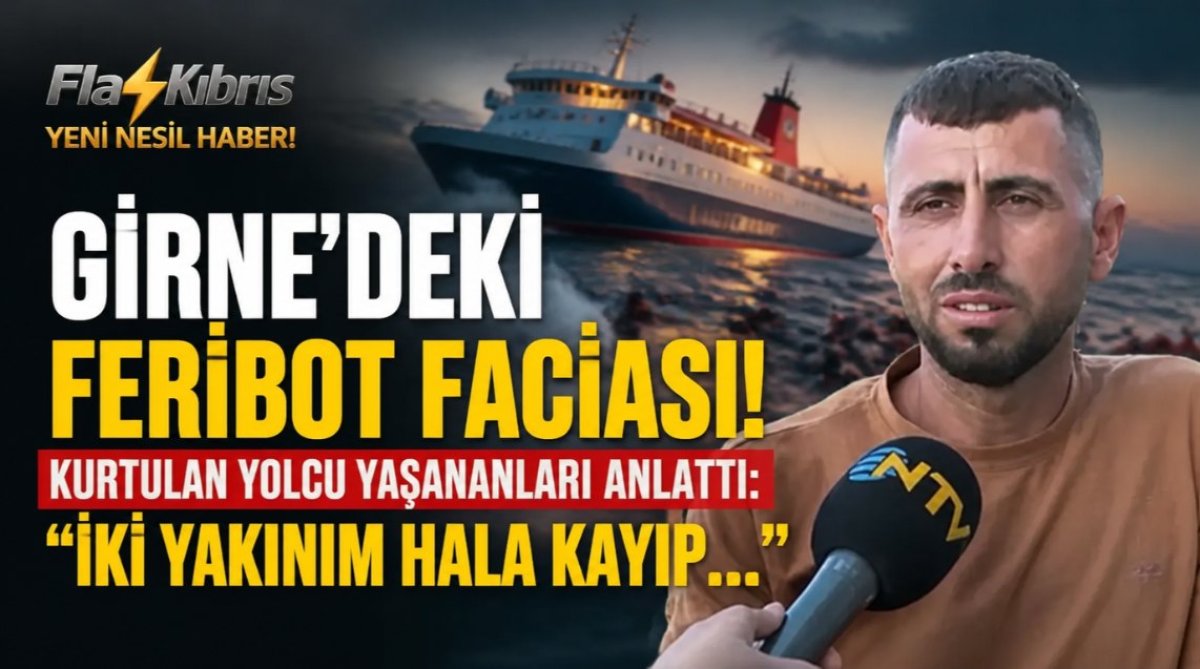 Girne'deki feribot faciasında kurtulan yolcu yaşananları anlattı