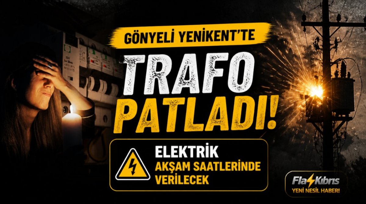 Gönyeli Yenikent’te trafo patladı