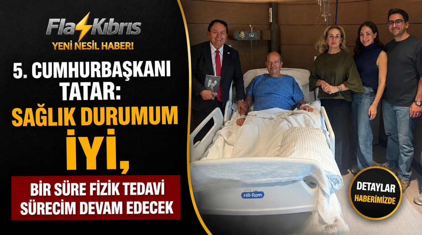 5. Cumhurbaşkanı Tatar: Sağlık durumum iyi, bir süre fizik tedavi sürecim devam edecek