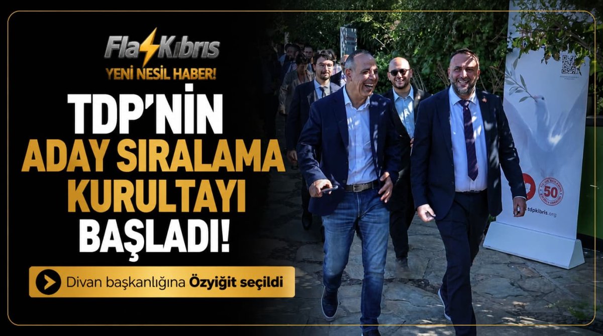 TDP’nin aday sıralama kurultayı başladı: Divan başkanlığına Özyiğit seçildi
