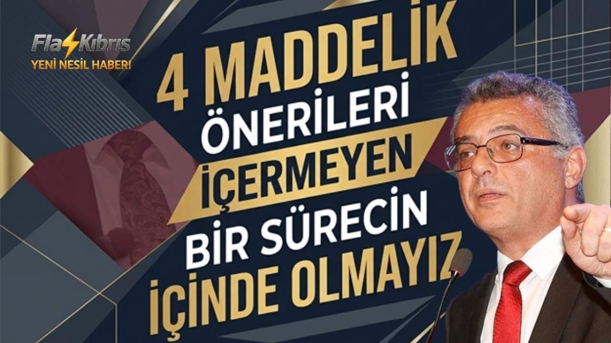 Erhürman: 4 maddelik önerileri içermeyen bir sürecin içinde olmayız