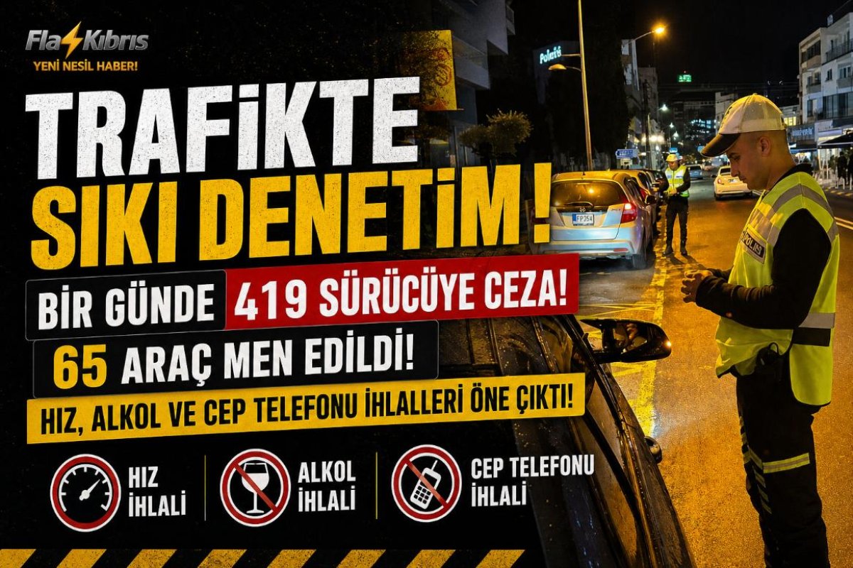 Ülke genelinde trafik denetimleri sürüyor