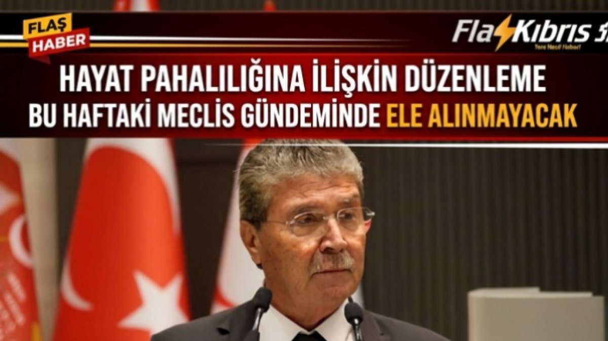 Üstel, hayat pahalılığı düzenlemesinin bu haftaki Meclis gündeminden çıkarılarak ertelendiğini açıkladı!