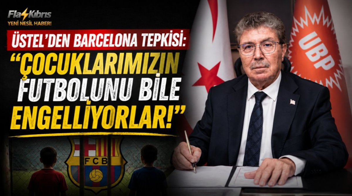 Üstel: Barcelona'nın çekilmesini "başarı" diye kutlamak, halkımıza uygulanan izolasyonun itirafıdır