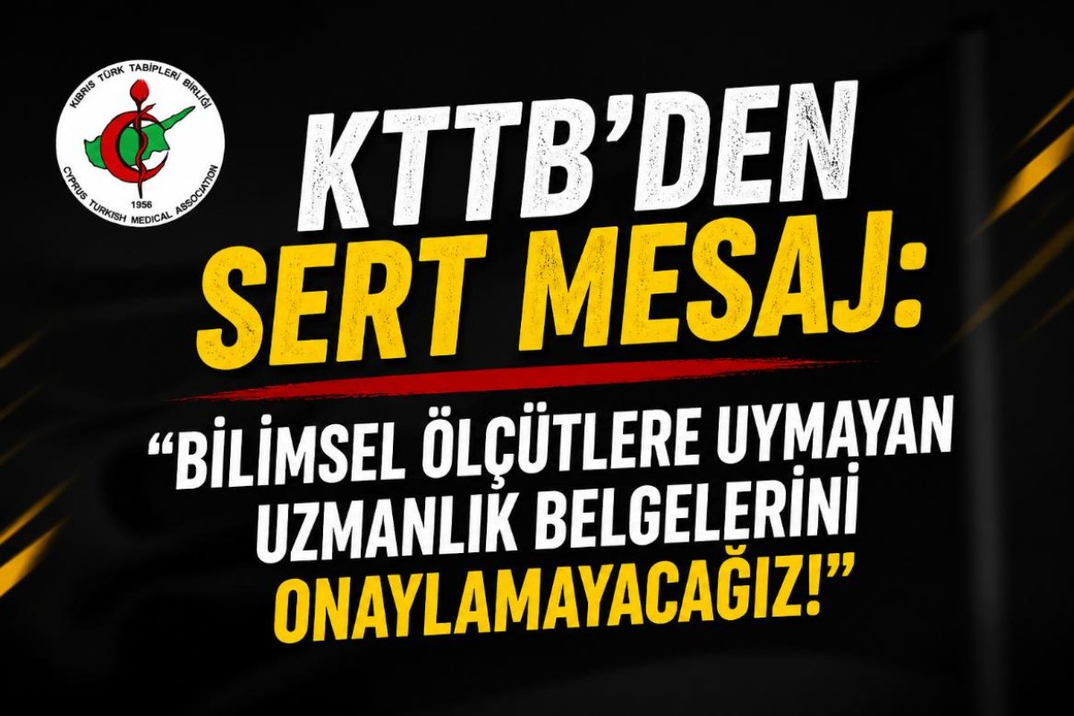Tabipler Birliği'nden siyah bayraklı açıklama: Denetimsiz uzmanlığı onaylamayacağız