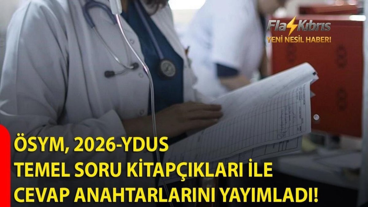 ÖSYM, 2026-YDUS temel soru kitapçıkları ile cevap anahtarlarını yayımladı